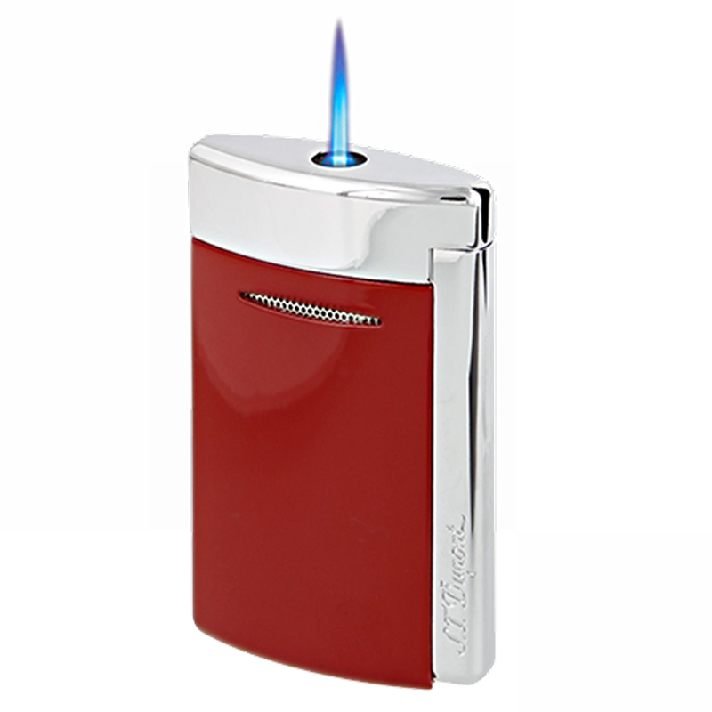 ST Dupont Minijet Feuerzeug – Navy Blue, Metall, Fackelflamme, Windfest, Nachfüllbar