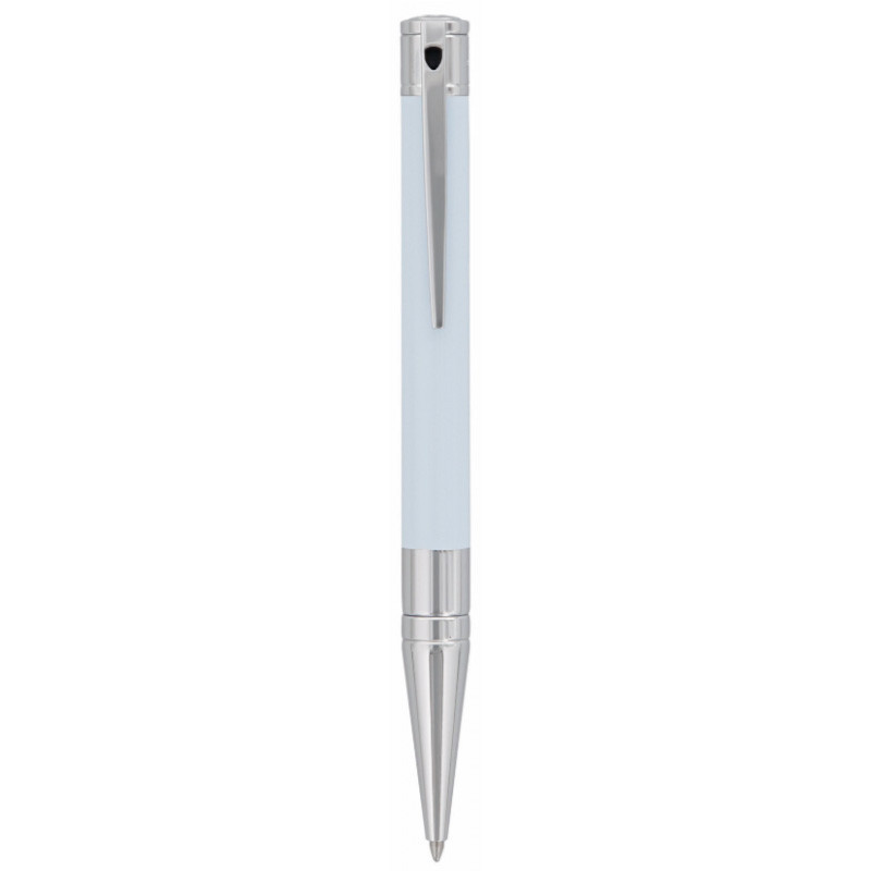 S T Dupont Ballpoint Pen D-Initial Natural Pastel Blue Lacquer