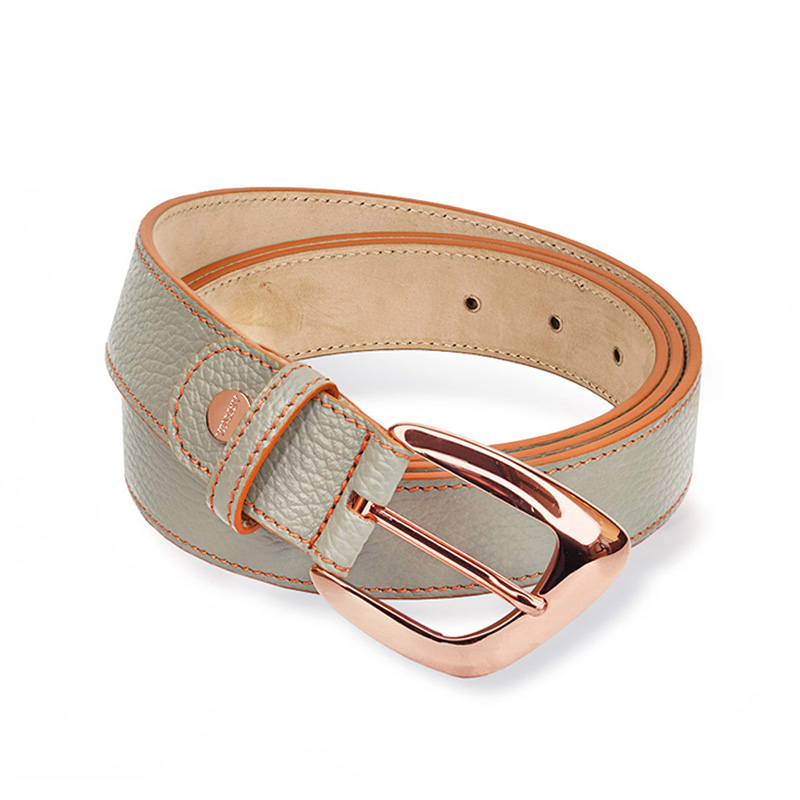 Cintura Donna In Pelle Scamosciata Belts.com – Fibbia Incisa Floreale, Larga 1-1/2 Pollici