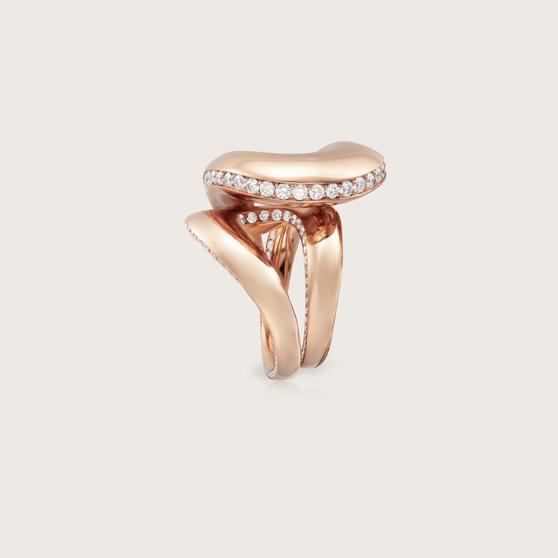 Alandra Birthdays RGB-21 - Rosetta per 21° Compleanno, Color Crema e Oro Rosa, Taglia Unica