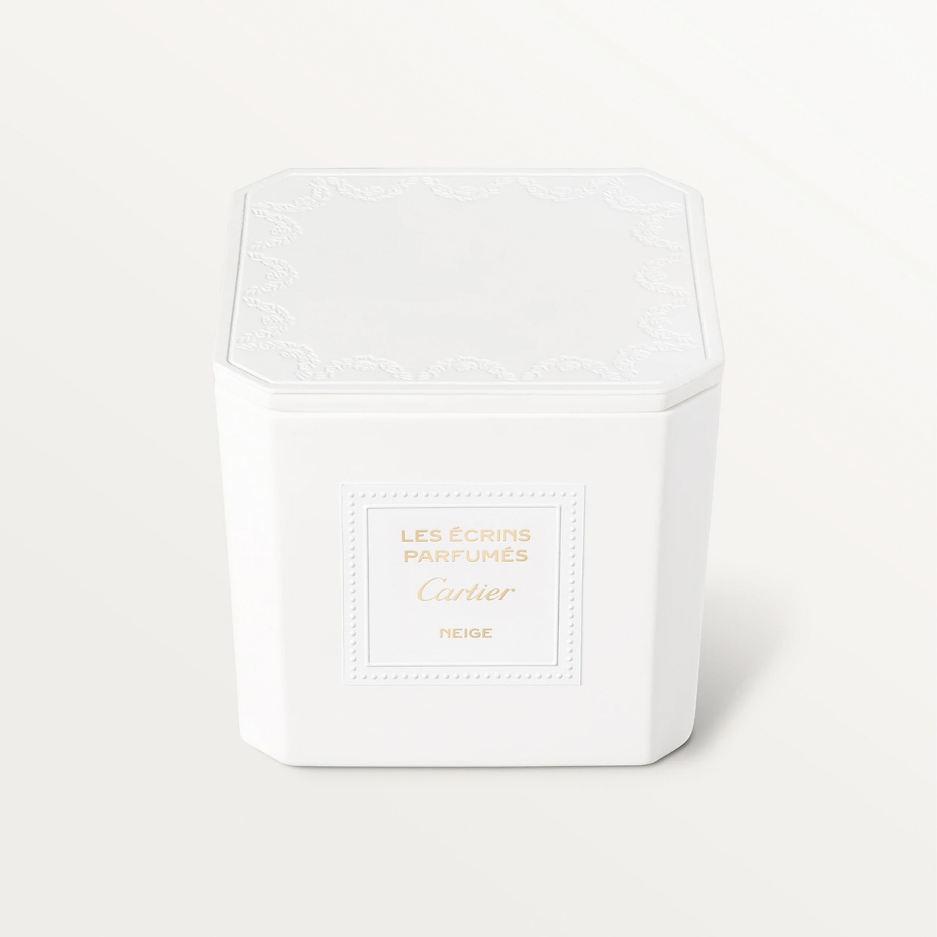 Cartier Les Écrins Parfumés Neige Candle, 200 gr, FO000005, luxury