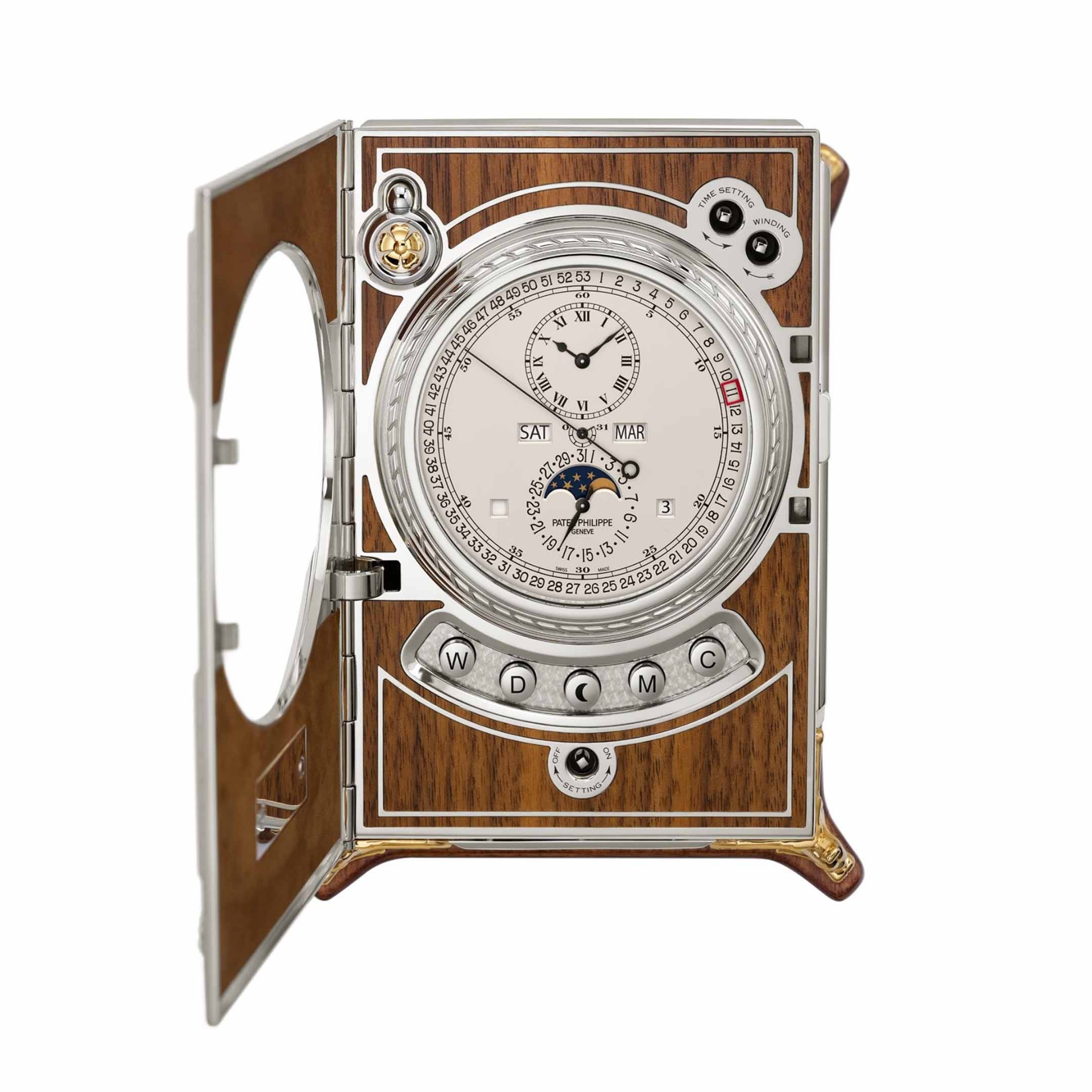 Patek Philippe Grand Complications Desk Clock Rare Handcrafts