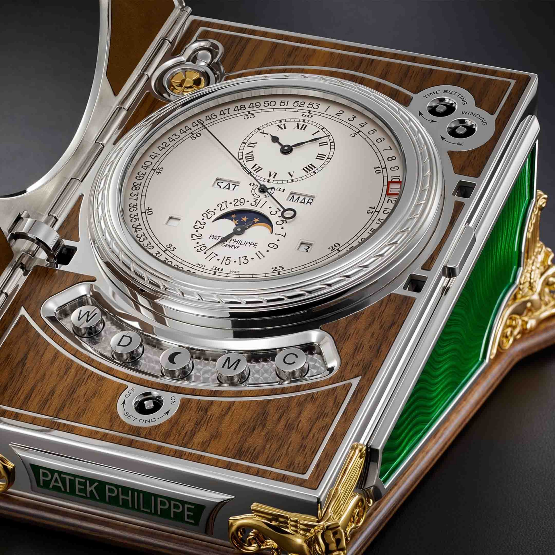 インテリア時計 Patek Philippe chevron Desk/Mantel Clock 0159242_0.jpeg