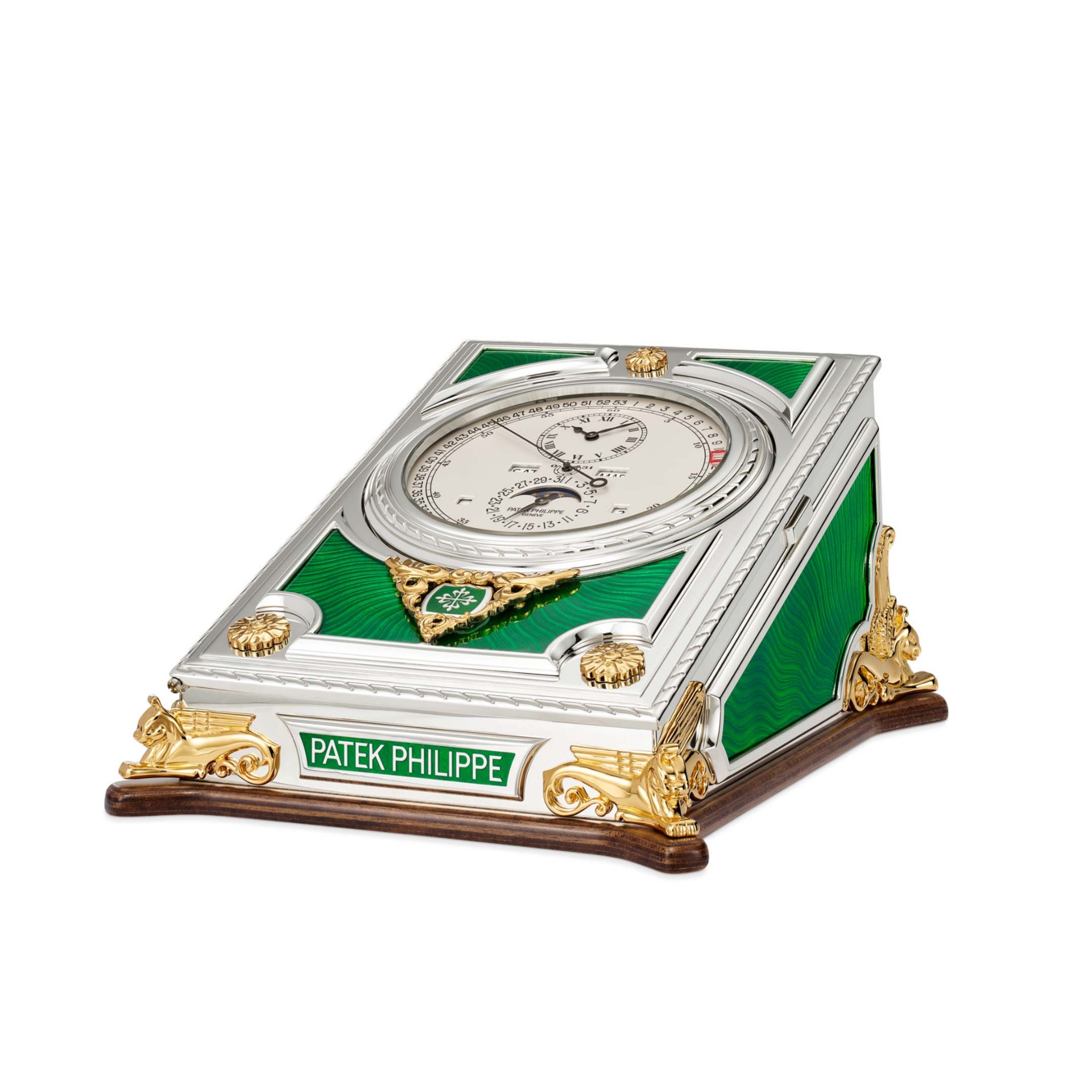 インテリア時計 PATEK PHILIPPE GNEVE CLOCK Patek Philippe Grand Complications Desk Clock Rare Handcrafts