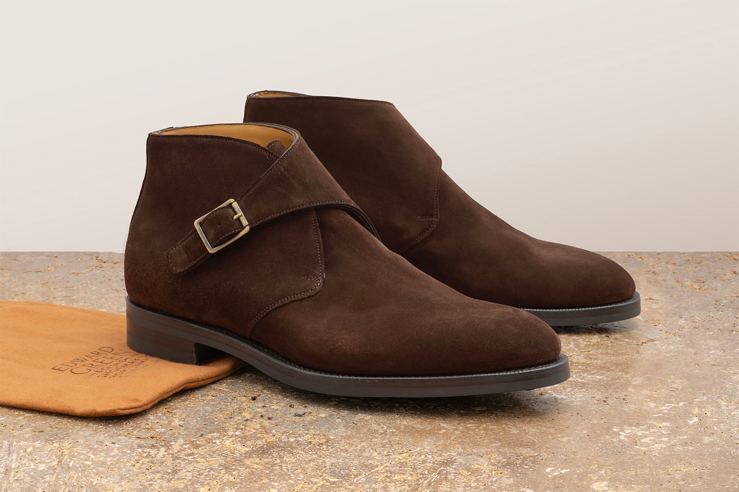 Edward Green Ravenstone - Ankle Boot With Buckle - Mocca  display picture 2