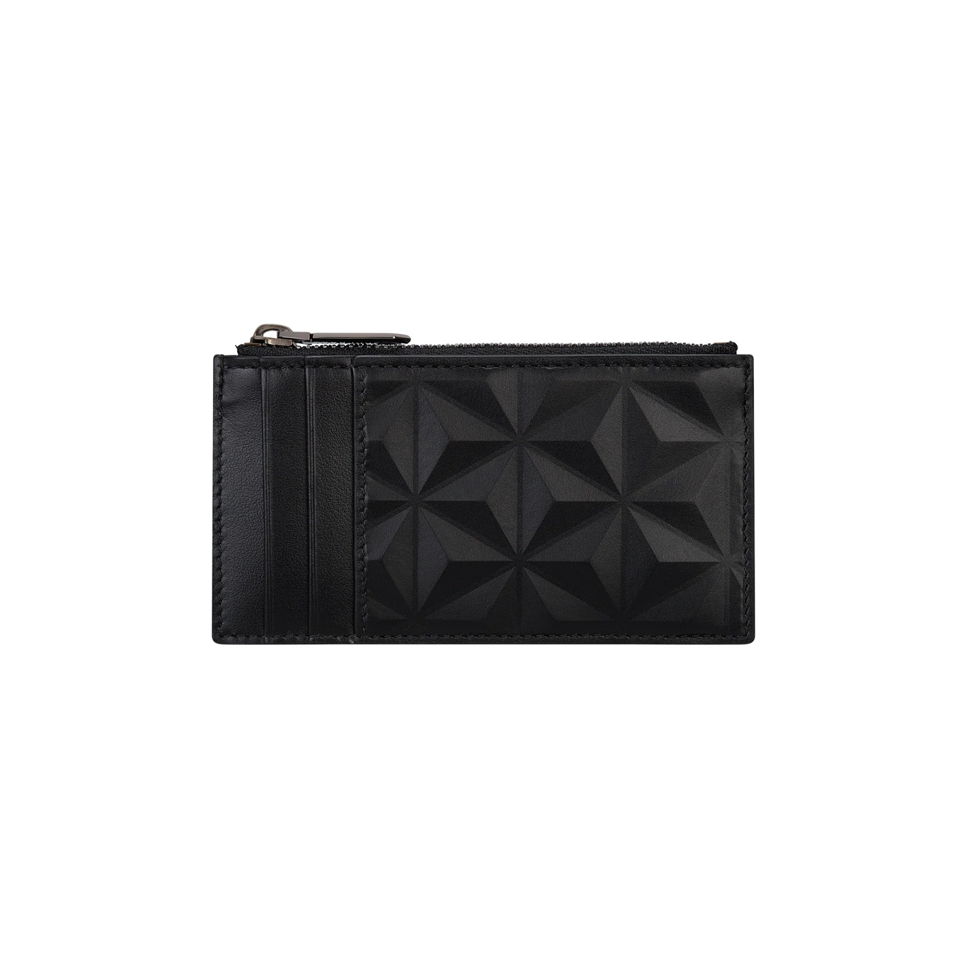 S T Dupont Apex Black Zip Card Holder 1AX513BK1 - Authorised