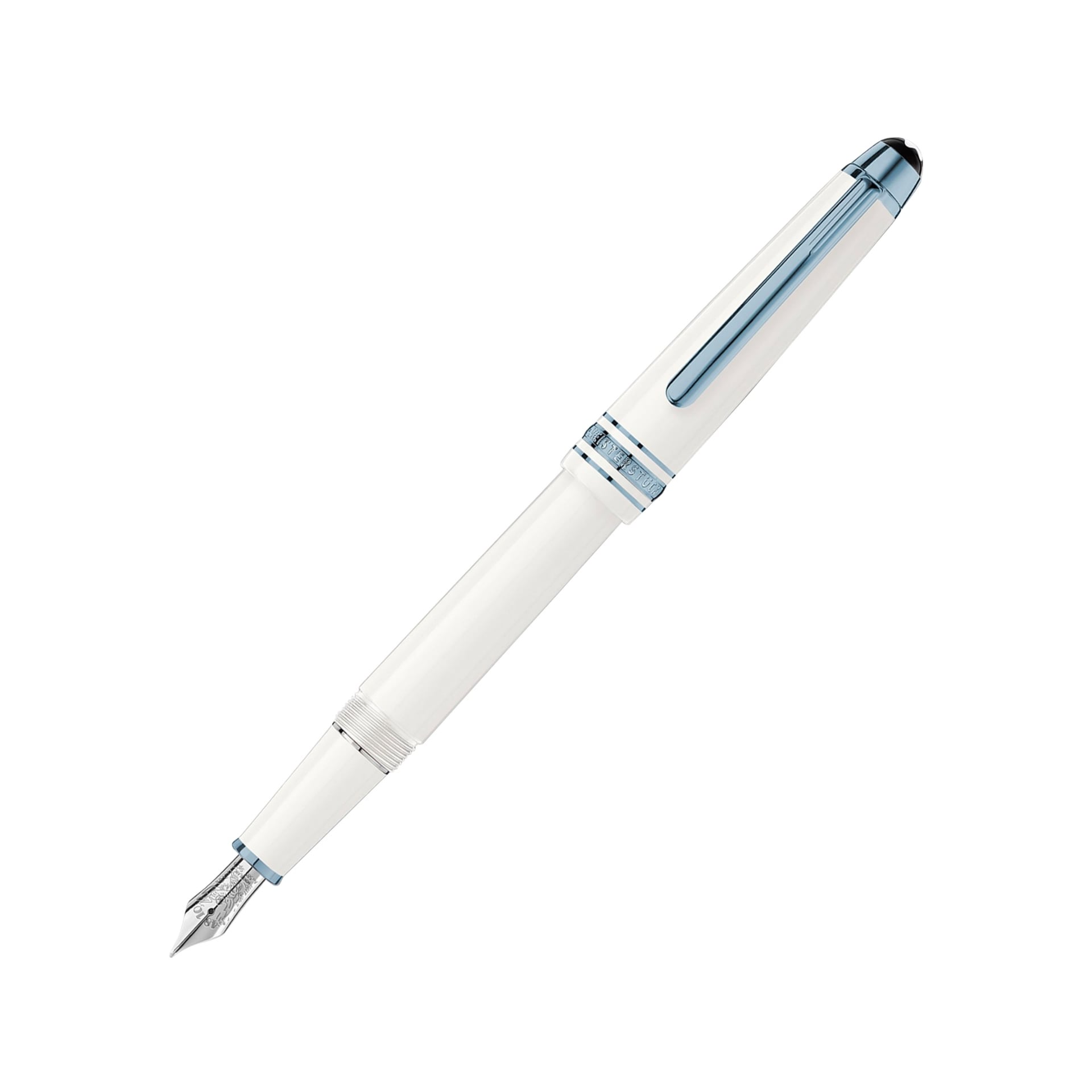 Montblanc Meisterstück Glacier Classique Fountain Pen White 129399