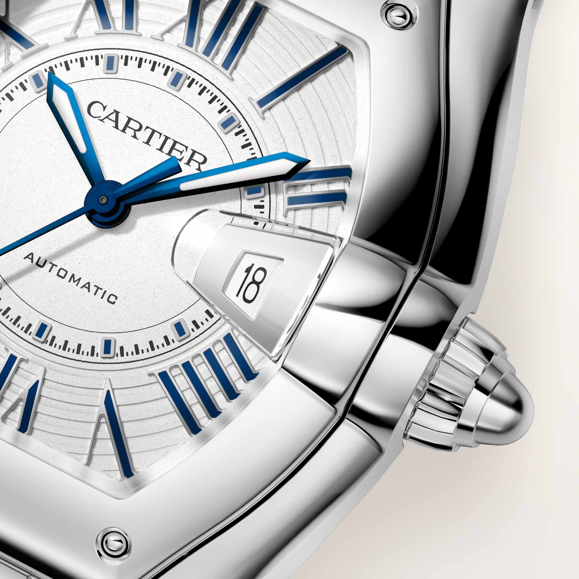 Cartier Roadster Medium Model, Steel 34.9 X 42.5 MM WSRD0019