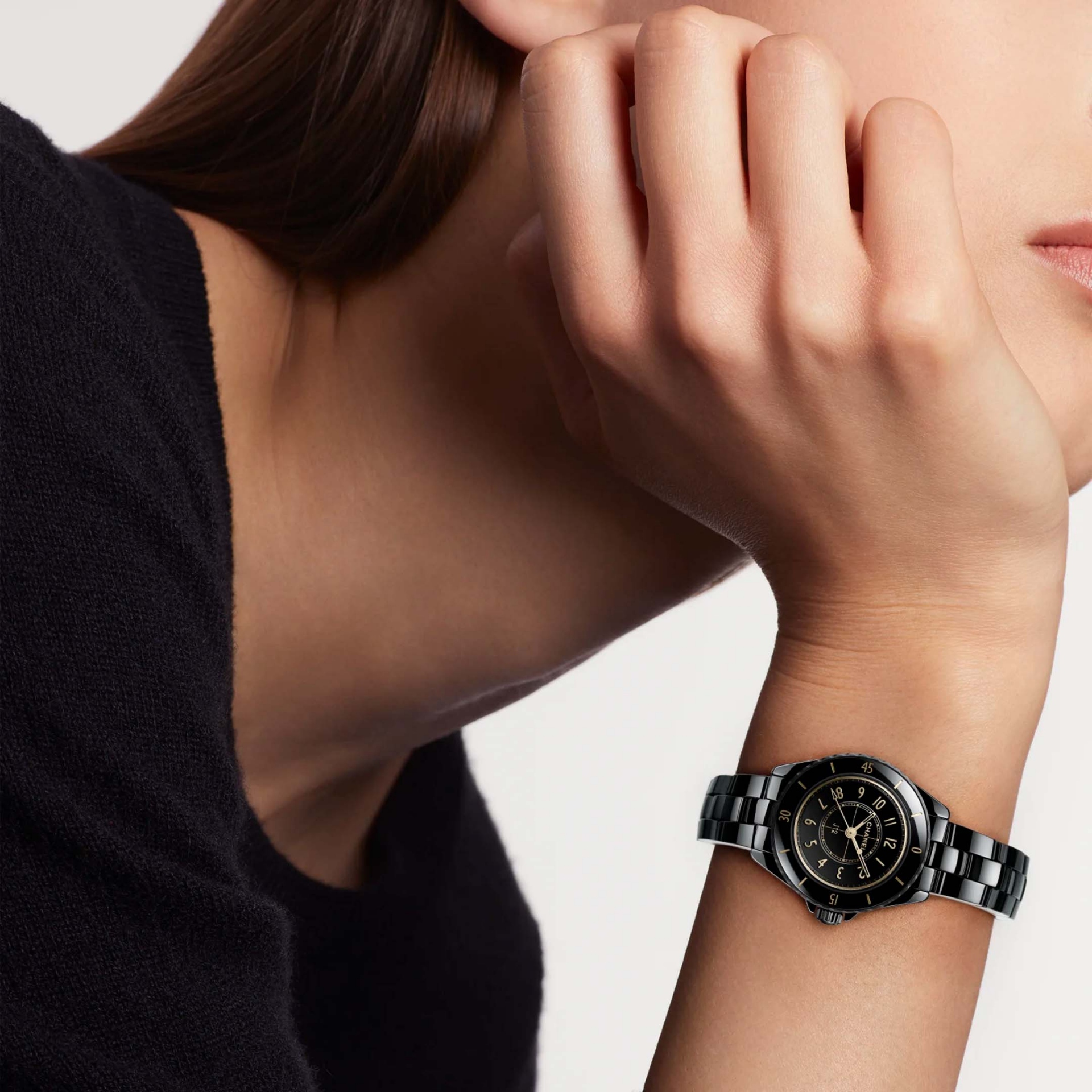 Buy your Chanel J12 Golden Black 28 MM H11057 safely at ASTRUA
