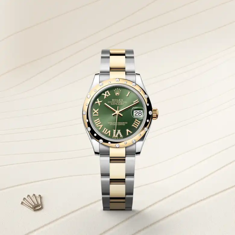 Rolex Datejust 31 in Yellow Rolesor - combination of Oystersteel